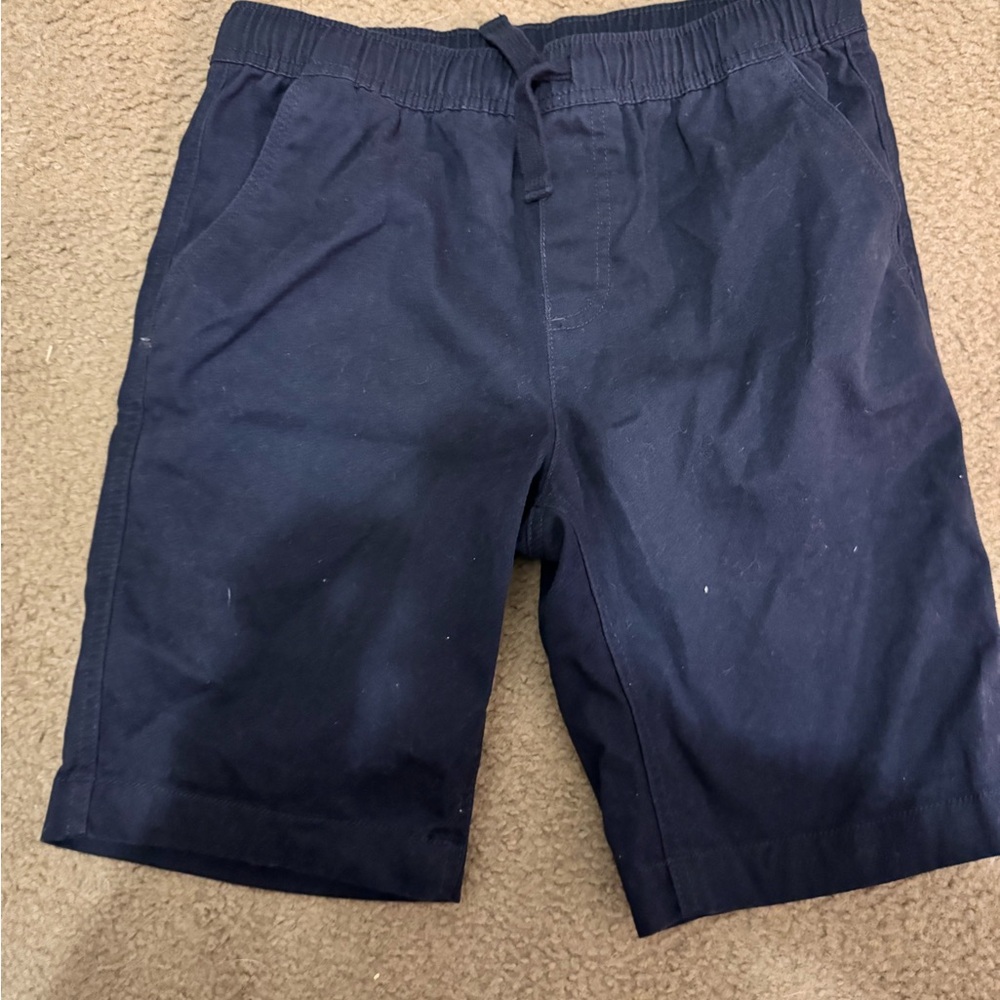 Nautica Blue Flat Front Shorts Casual Wear